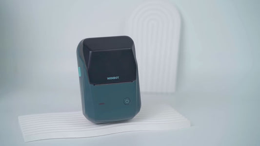 Mini Label Thermal Printer Niimbot B1 Portable Self-Adhesive Printer For Stickers Round Labels Rolls UV Tag Bluetooth Printer